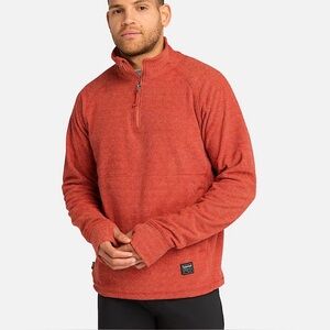 Timberland Pro Mens Medium Irvine 1/4 Zip Waffle Knit Pullover Jacket